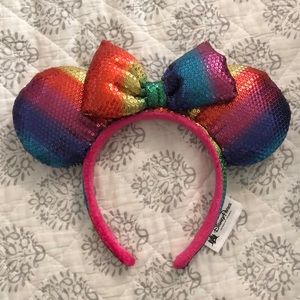 Disneyland Rainbow Minnie Mouse Ears